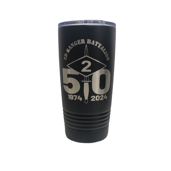 2d Ranger Bn 50th Anniversary Tumbler