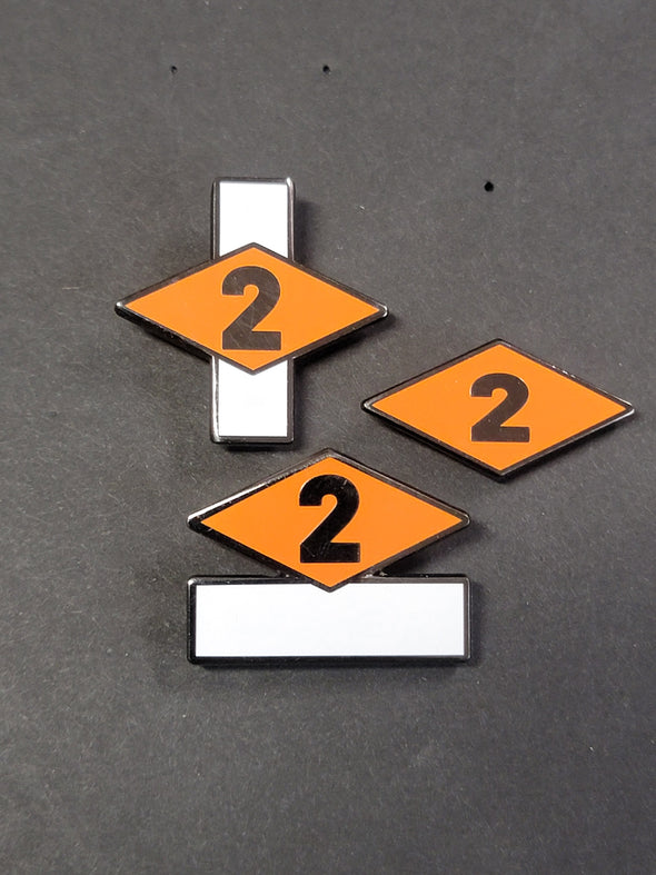 2 Diamond Lapel Pin