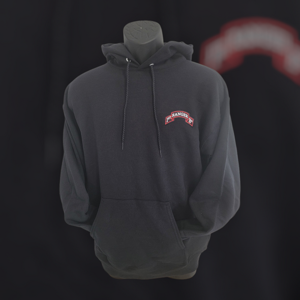 1st Ranger Bn Scroll Pullover Hoodie