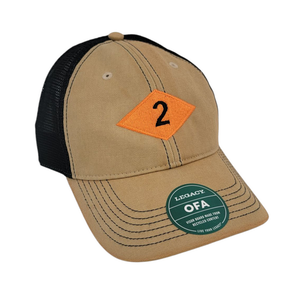 2 Diamond Legacy Khaki Black cap