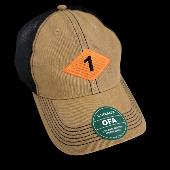 1 Diamond Legacy Khaki Black cap