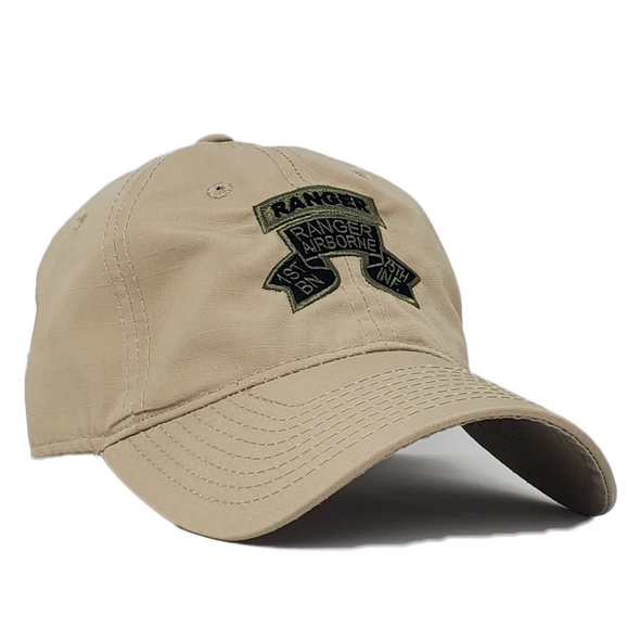 1st Ranger Bn Old Scroll Decky cap