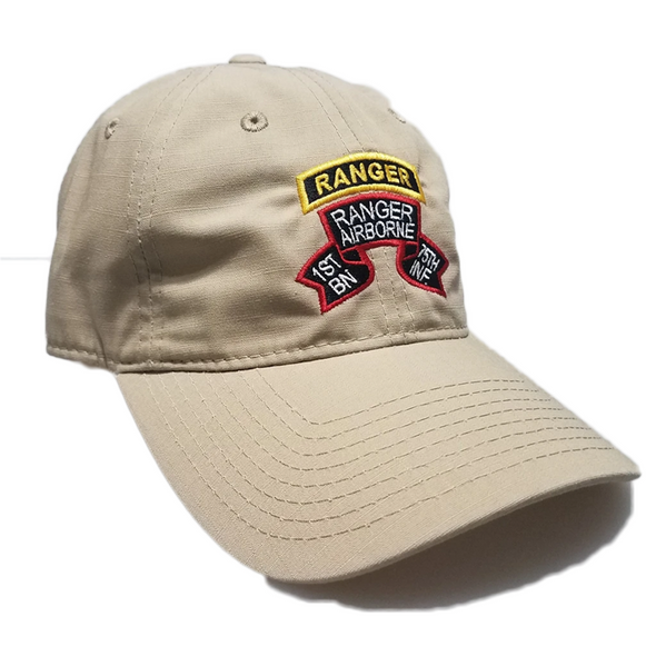 1st Ranger Bn Old Scroll Decky cap