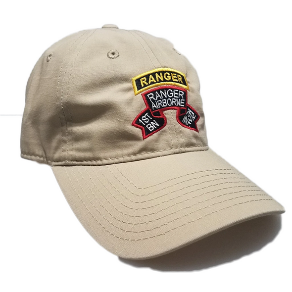 Hat - 1st Ranger Bn Old Scroll Decky cap