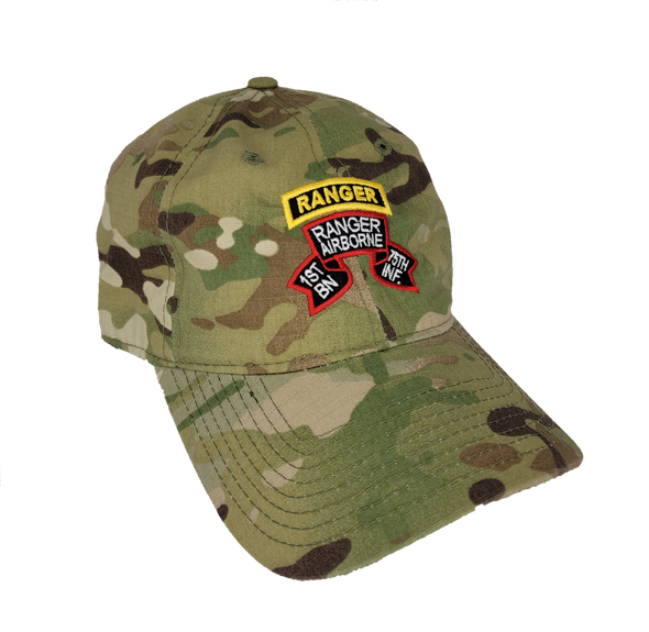 1st Ranger Bn Old Scroll Decky Multicam
