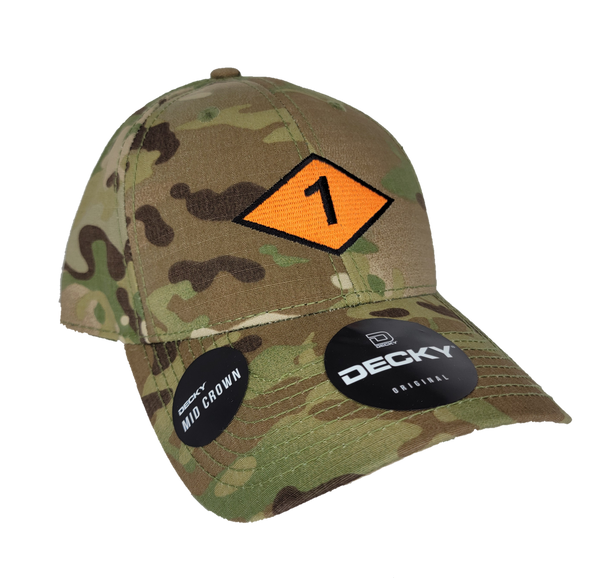 1st Bn Diamond Multicam Decky Cap