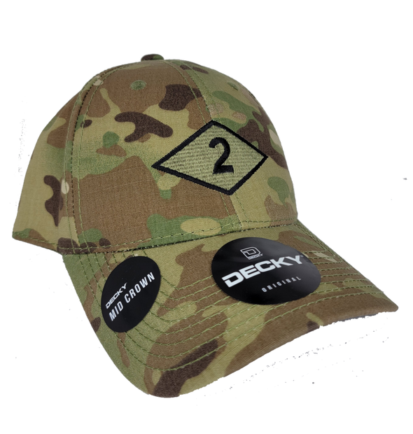 2d Bn Diamond Multicam Decky Cap