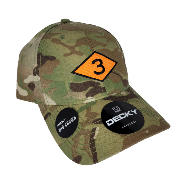 3d Bn Diamond Multicam Decky Cap