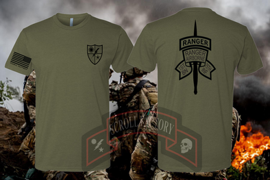 1st Bn Old Scroll Dagger shirt