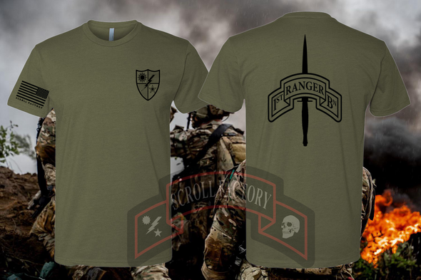 1st Bn Scroll Dagger shirt
