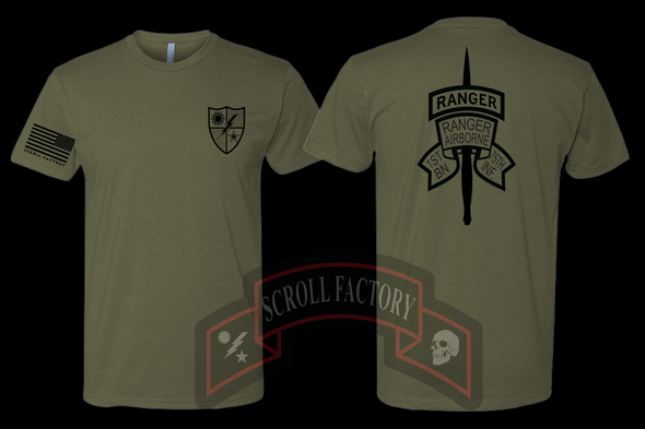 1st Bn Old Scroll Dagger shirt