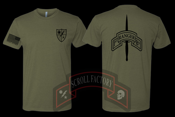 1st Bn Scroll Dagger shirt