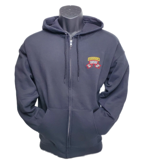 1st Bn Old Scroll Zip Hoodie