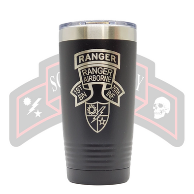 Tumbler - 1st Ranger Bn Old Scroll