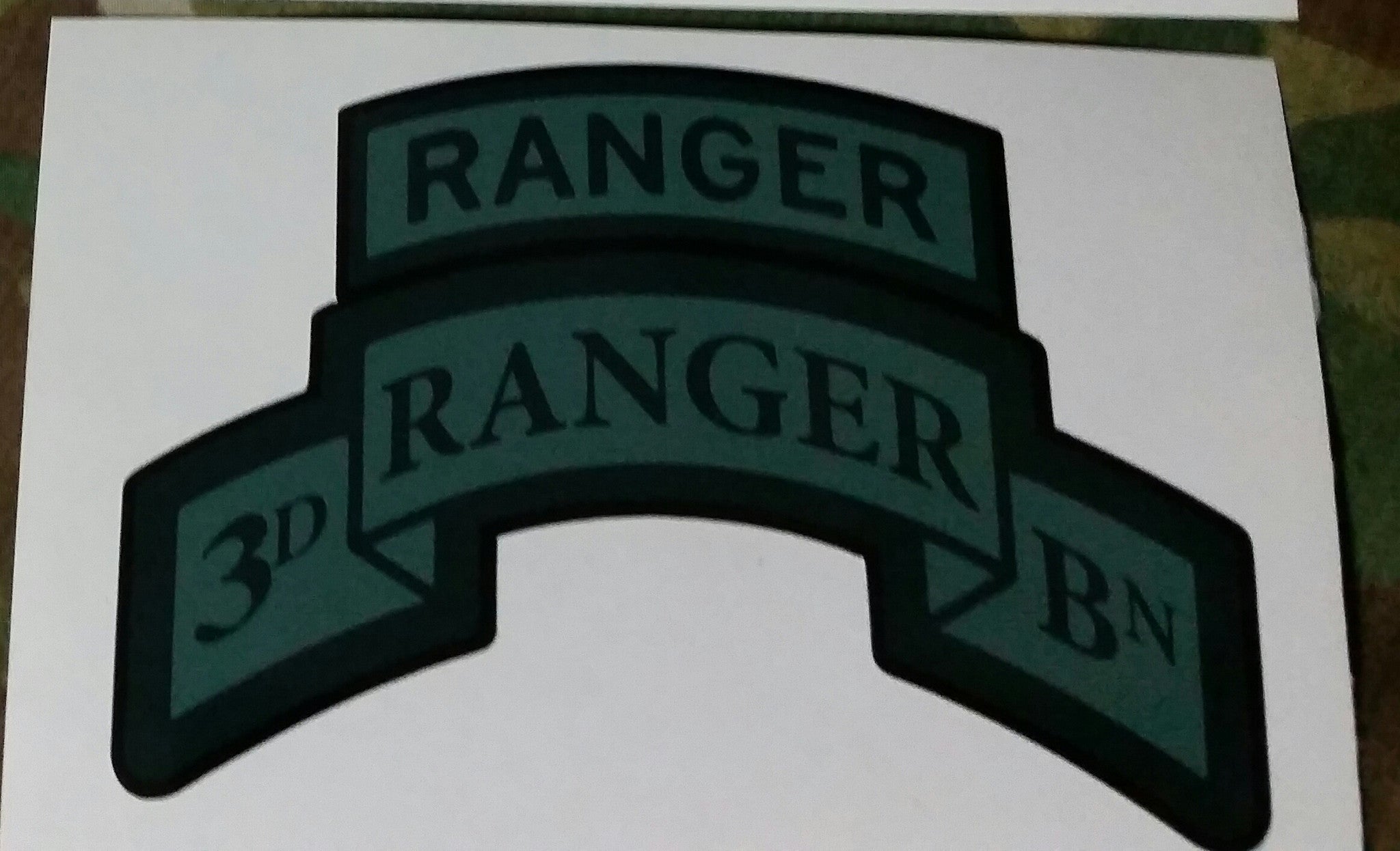 3d Ranger Scroll Stickers - 3d Ranger Bn – Scroll Factory