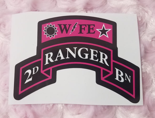Sticker - Ranger Wife Scroll