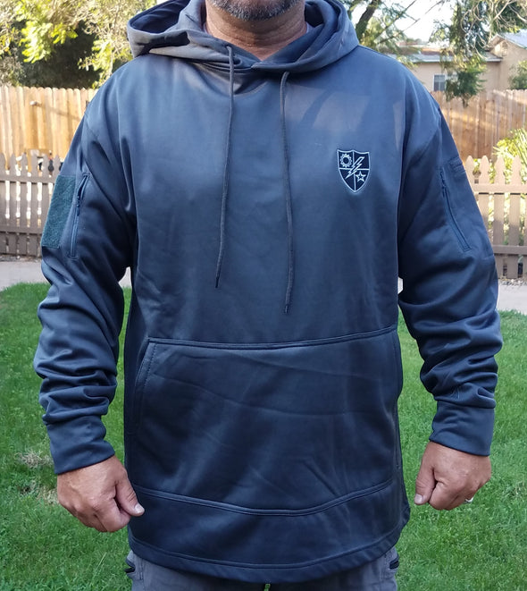 Gun Metal Grey 75th DUI Shield Conceal Carry Hoodie