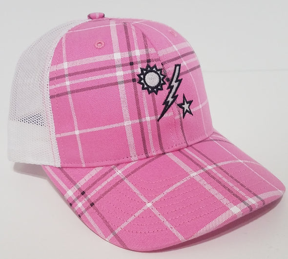 Hat - Ladies Pink Plaid DUI