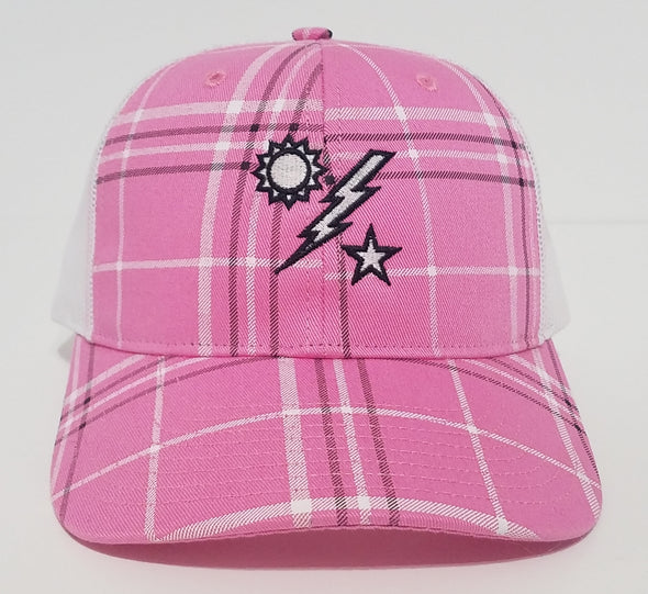 Hat - Ladies Pink Plaid DUI