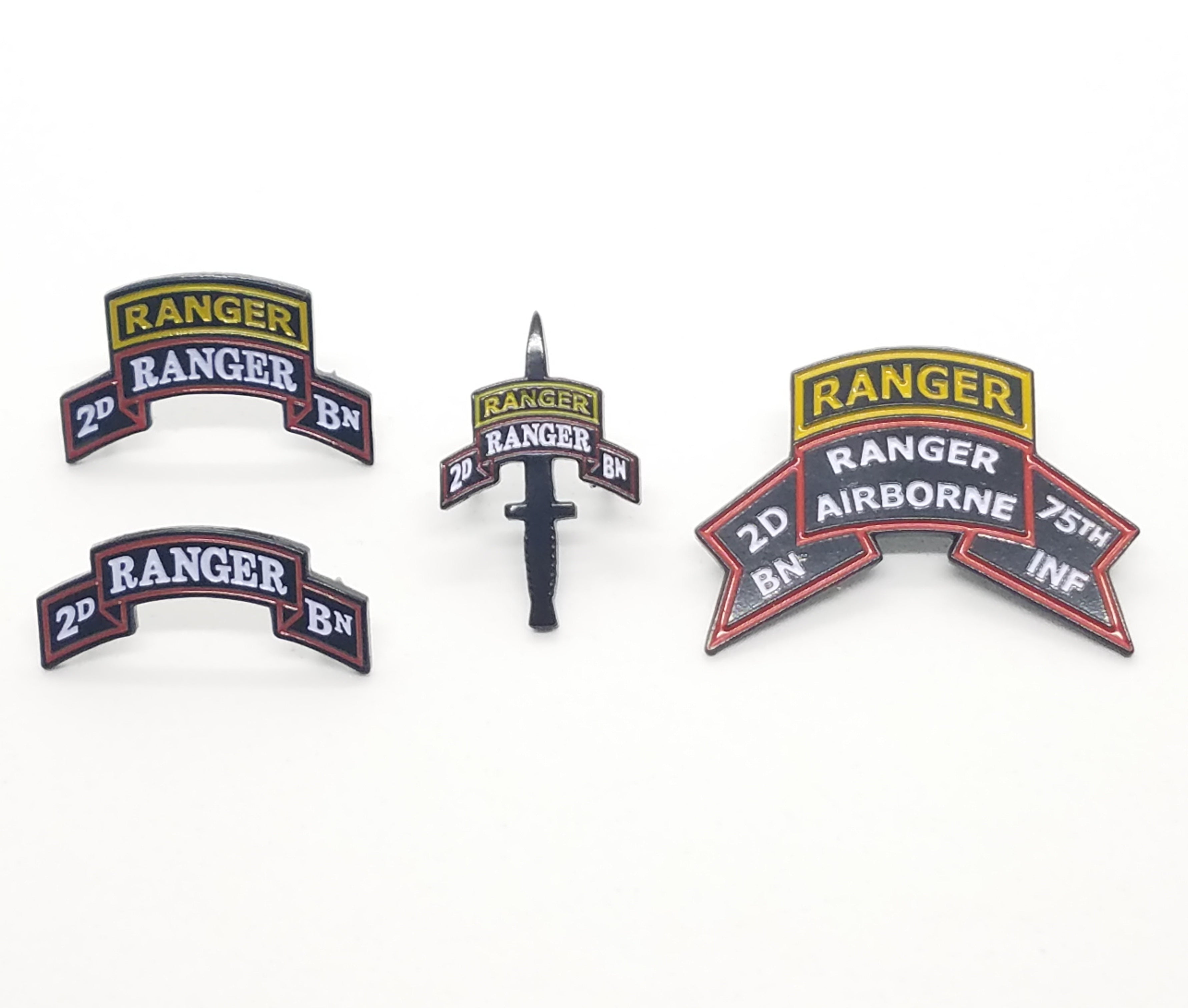 Mini Ranger Scroll Pin 2d Ranger Bn Lapel Pin – Scroll Factory