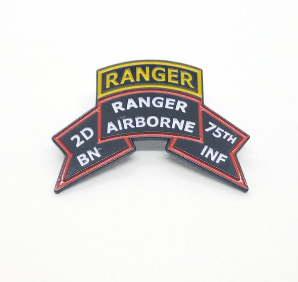 2d Ranger Bn Lapel Pin