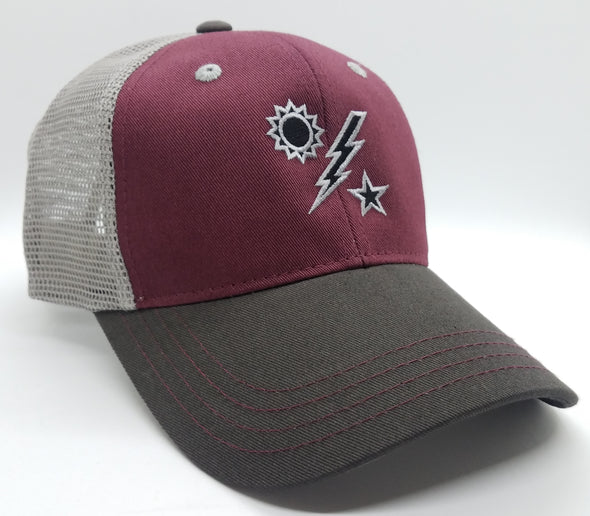 Hat - DUI Burgundy Trucker