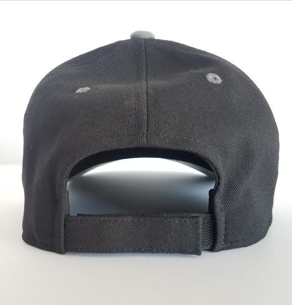 Hat - Flexfit 75th DUI Outline Black with Grey bill