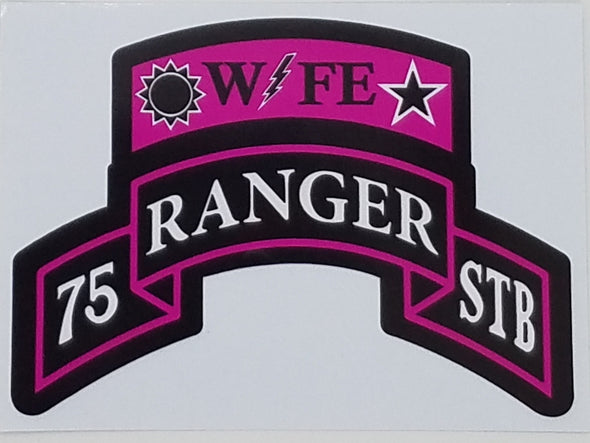 Sticker - Ranger Wife Scroll