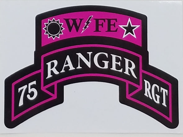 Sticker - Ranger Wife Scroll