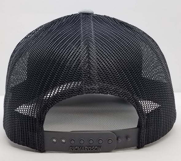 Hat -  75th DUI Raised Outline Gray with Charcoal Mesh