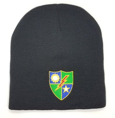 Beanie - 75th DUI Shield Color