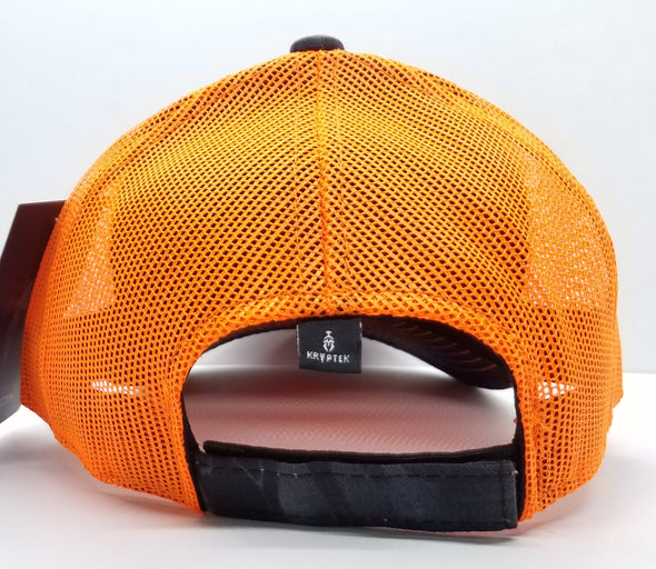 Hat - 75th DUI Kryptek Typhon Neon Orange Trucker