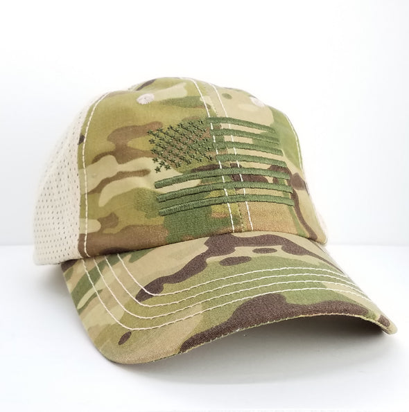 Hat - Rothco Multicam Mesh Flag