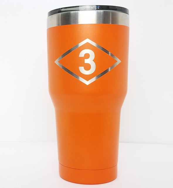 Orange Bn Diamond 30 oz Tumbler