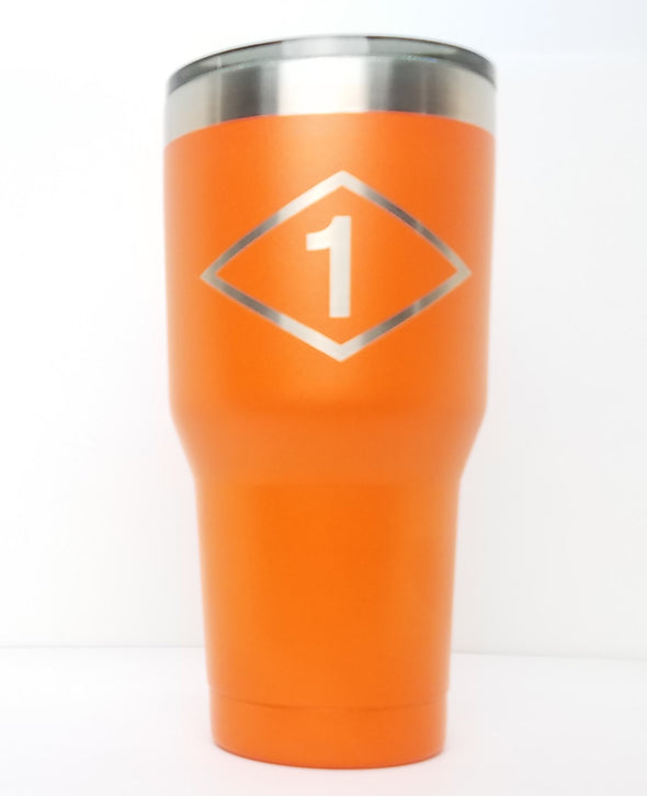 Orange Bn Diamond 30 oz Tumbler