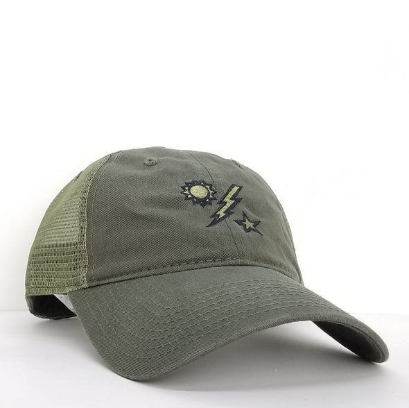 Hat - Decky OD 75th DUI Outline Trucker