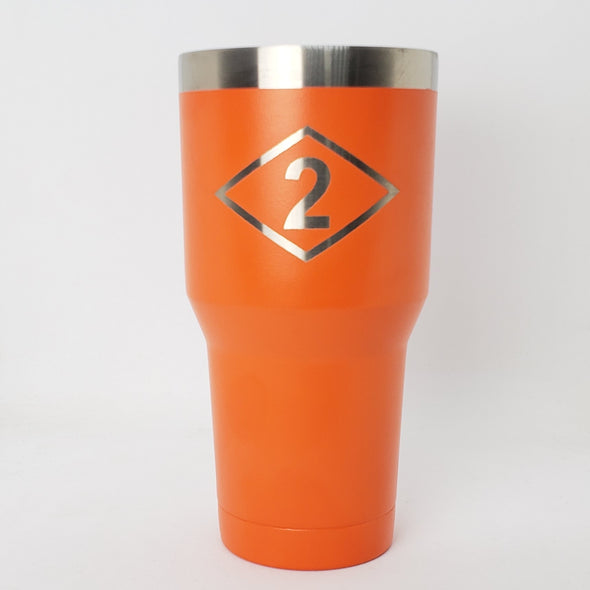 Orange Bn Diamond 30 oz Tumbler