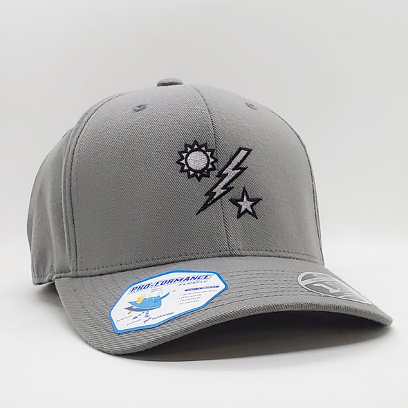 Hat - Flexfit Gray DUI Ball Cap