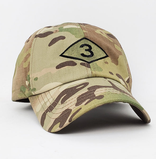 3d Bn Diamond Multicam Cap