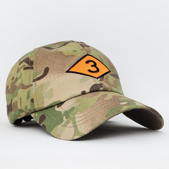 3d Bn Diamond Multicam Cap