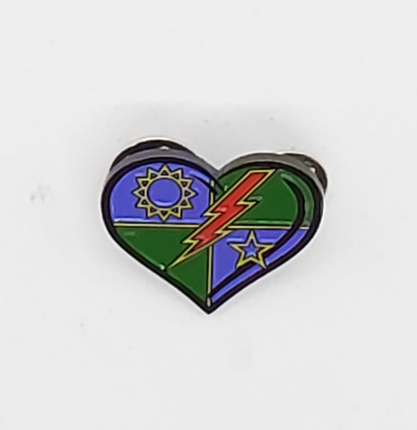75th DUI Heart Key Chain