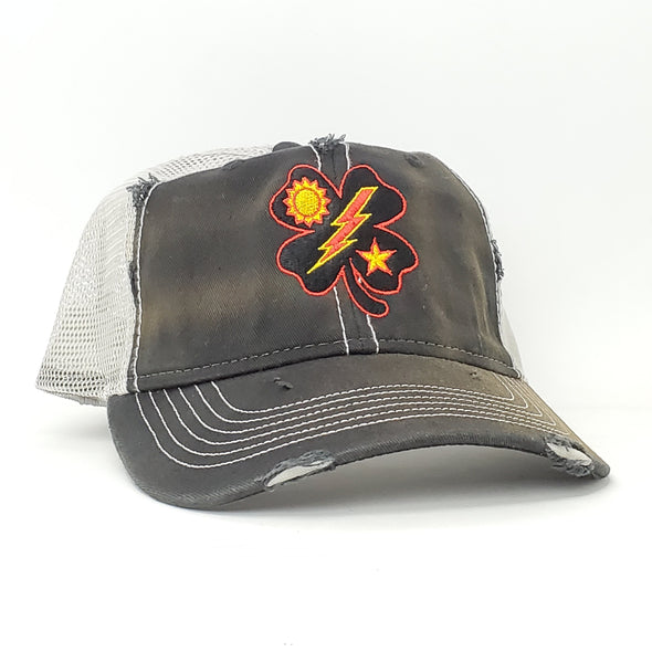 Hat - Black Clover 75th DUI Weathered Trucker