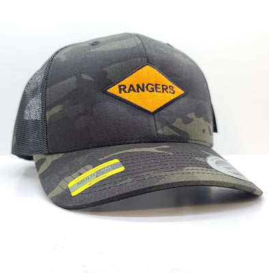 Rangers Orange Diamond Multicam Black