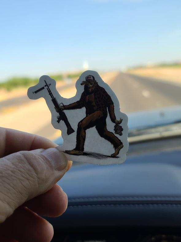 Sasquatch sticker