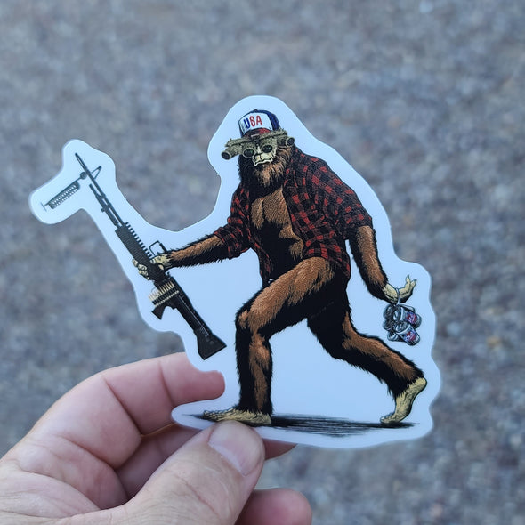 Sasquatch sticker