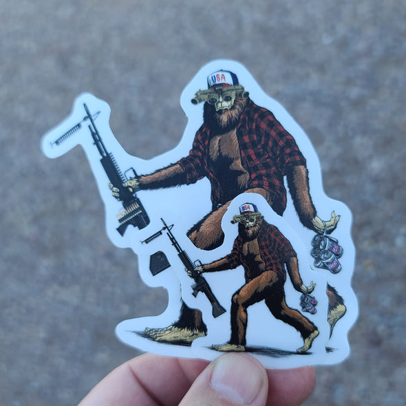 Sasquatch sticker