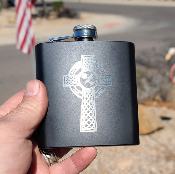 Flask - Celtic RLTW Cross