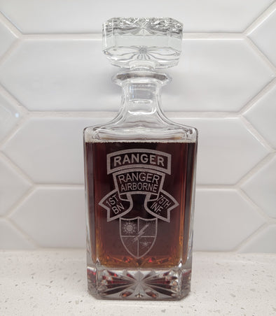 Decanter - Ranger Bn Scroll