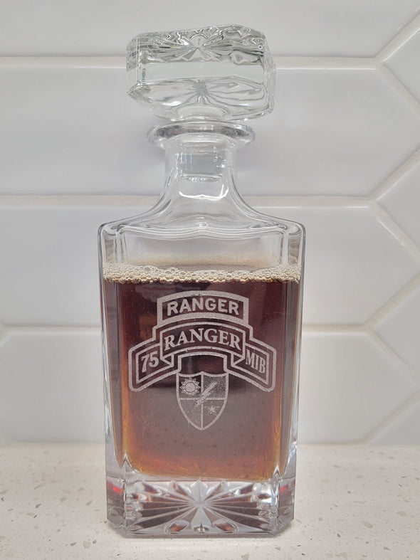 Decanter - Ranger Bn Scroll