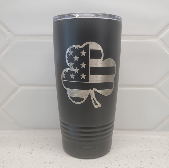 Tumbler  - Shamrock USA Flag